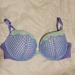 Victoria's Secret purple and teal bra